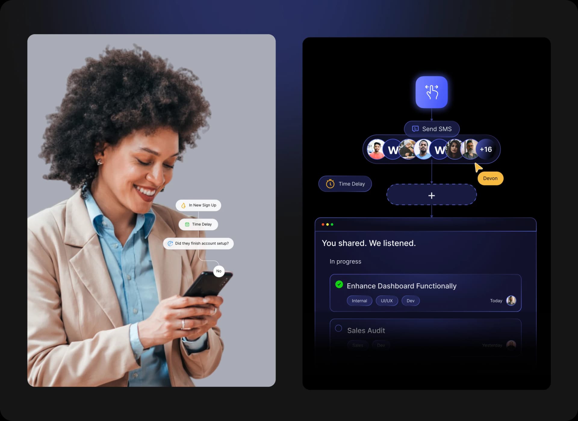 user-path messaging