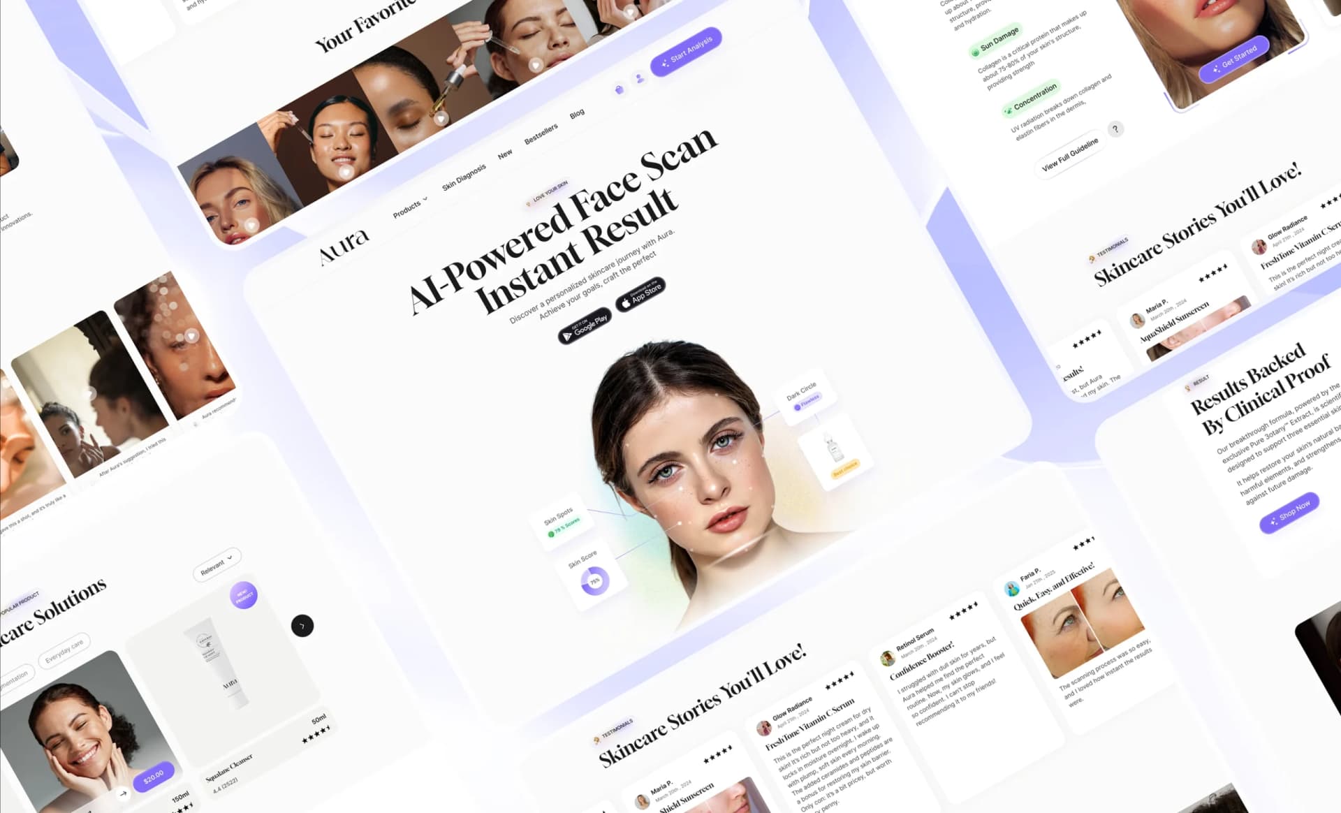 aura web screen